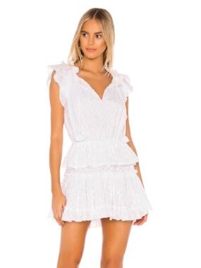 MISA Los Angeles Lilian Dress in White